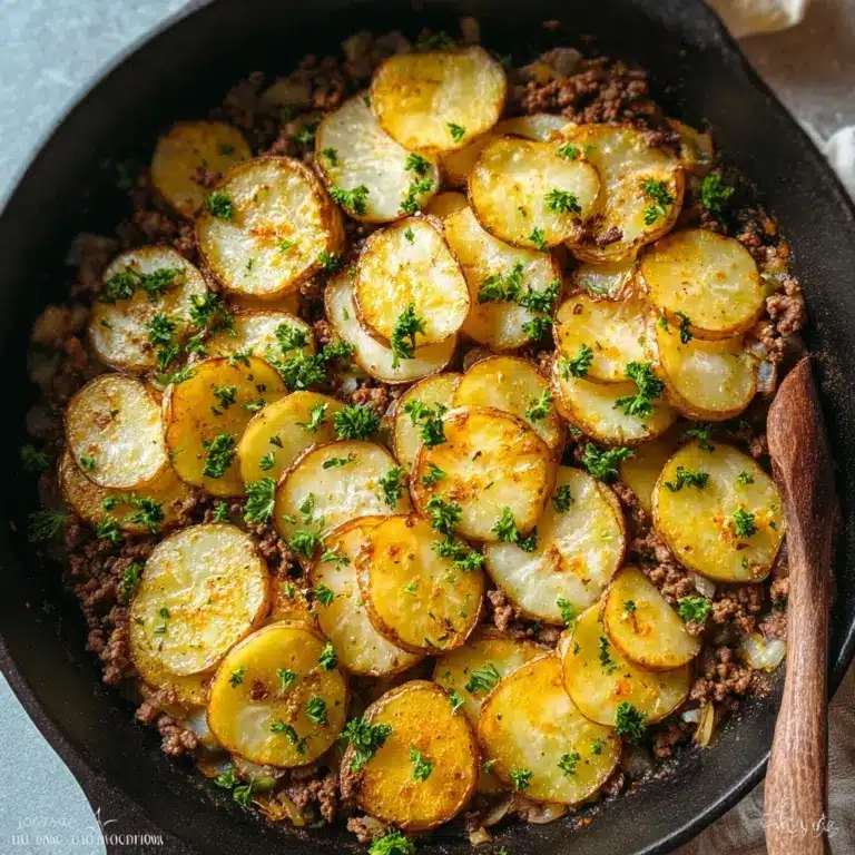 Ground Beef And Potatoes Skillet Recipe