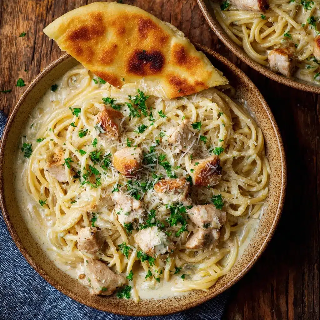 Garlic Parmesan Chicken Pasta Recipe