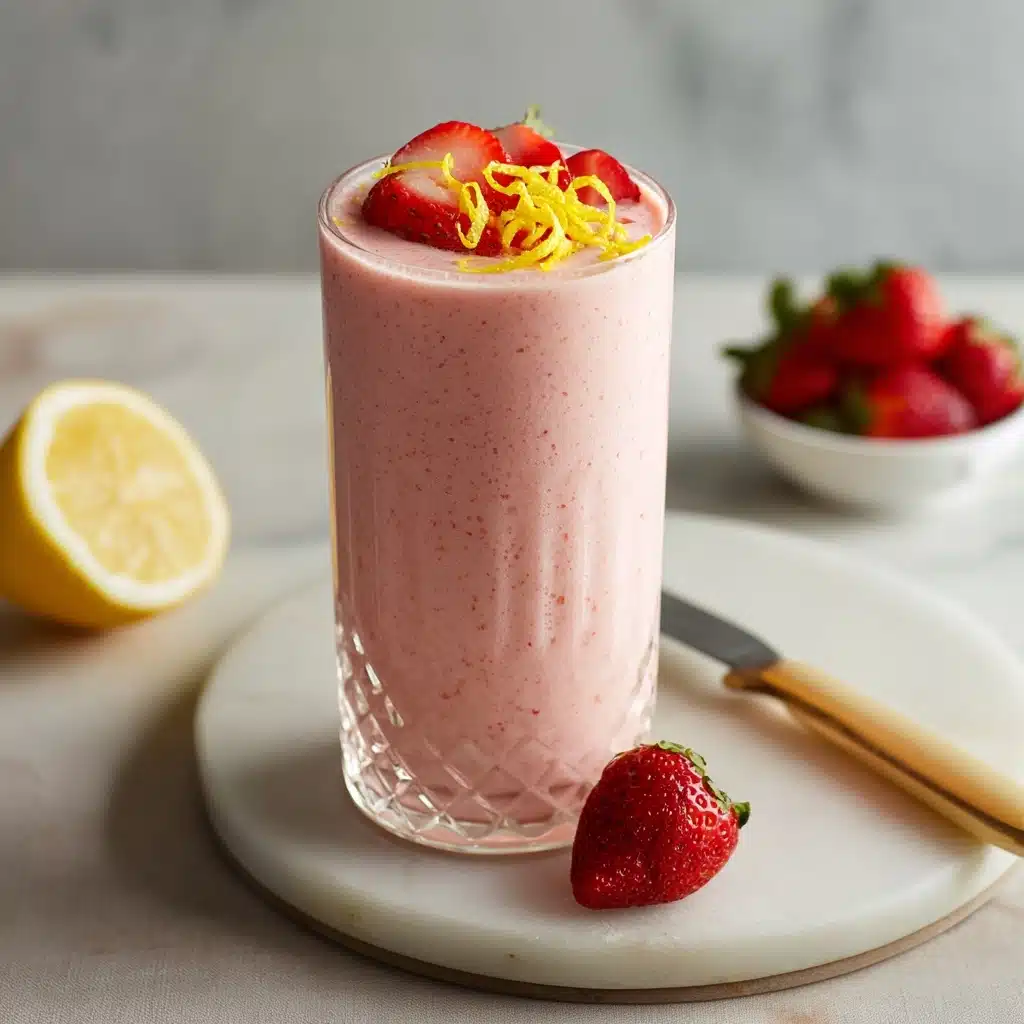 Strawberry Lemonade Smoothie Recipe - Recipe Image