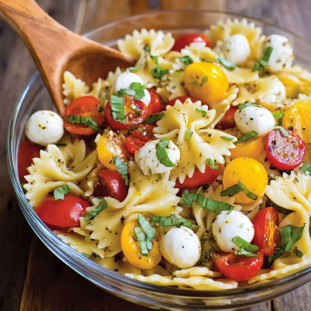 Caprese Pasta Salad Recipe - Recipe Image