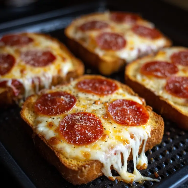 Air Fryer Pizza Toast Recipe