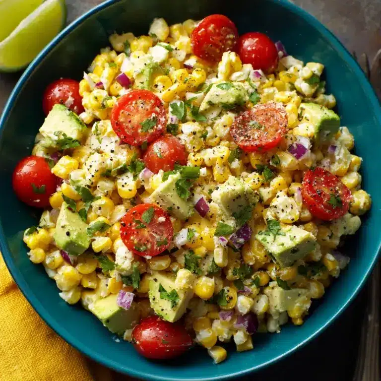 Summer Corn Salad with Avocado Recipe