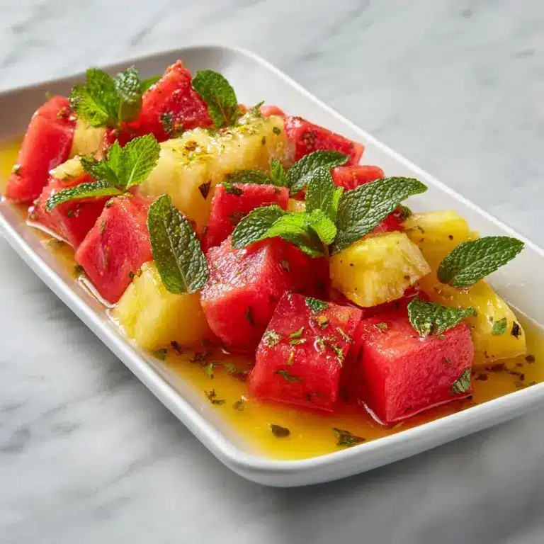 Watermelon Pineapple Salad Recipe