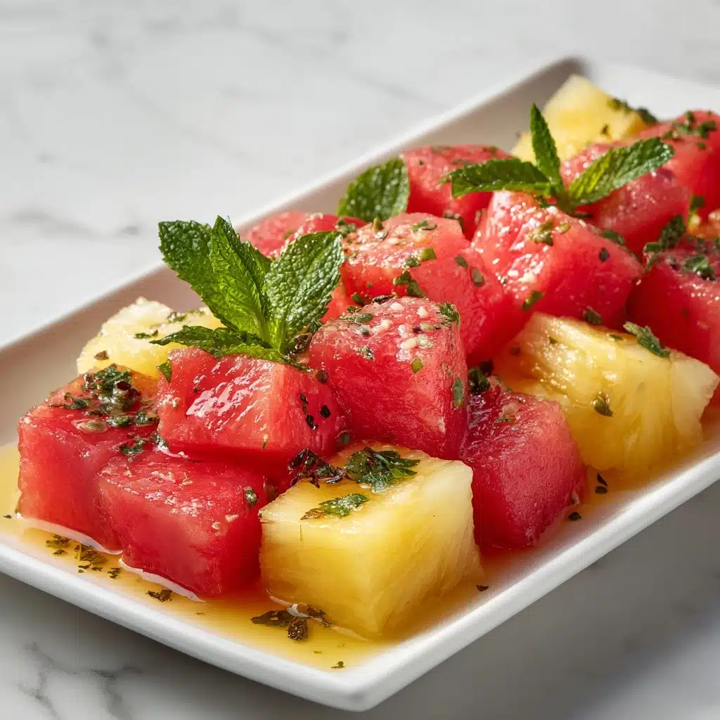 Watermelon Pineapple Salad Recipe - Recipe Image
