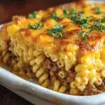 Mac and Cheese Meatloaf Casserole Recipe