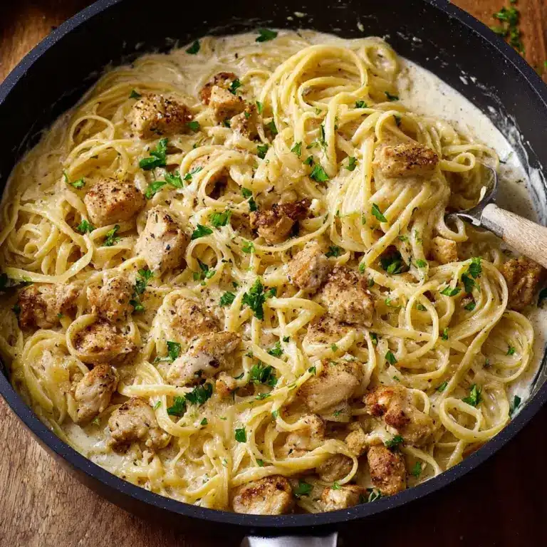 Garlic Parmesan Chicken Pasta Recipe