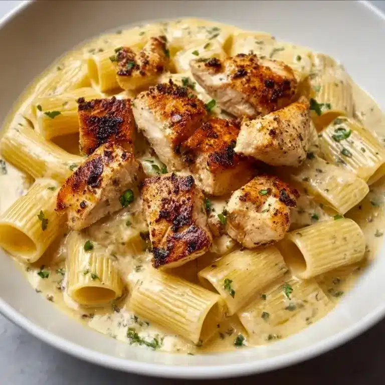Garlic Parmesan Chicken Rigatoni Recipe