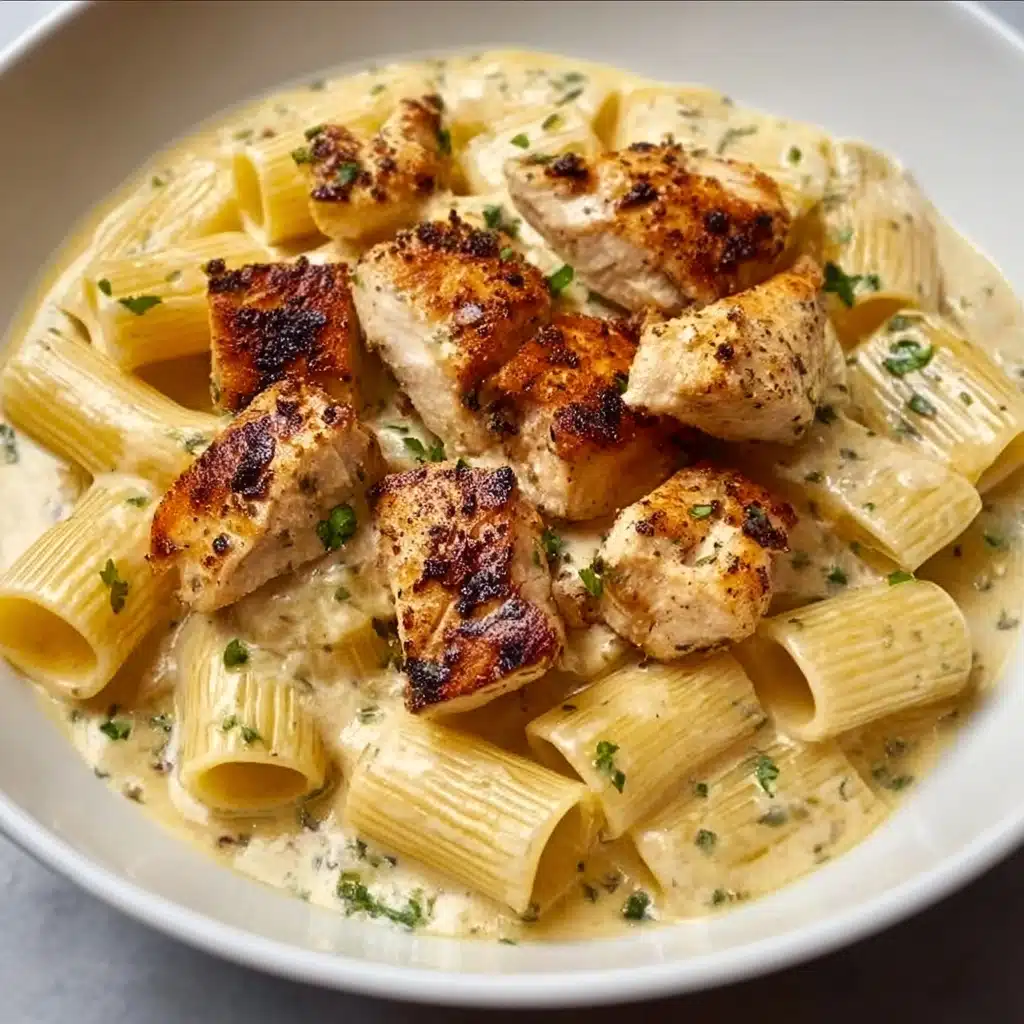 Garlic Parmesan Chicken Rigatoni Recipe