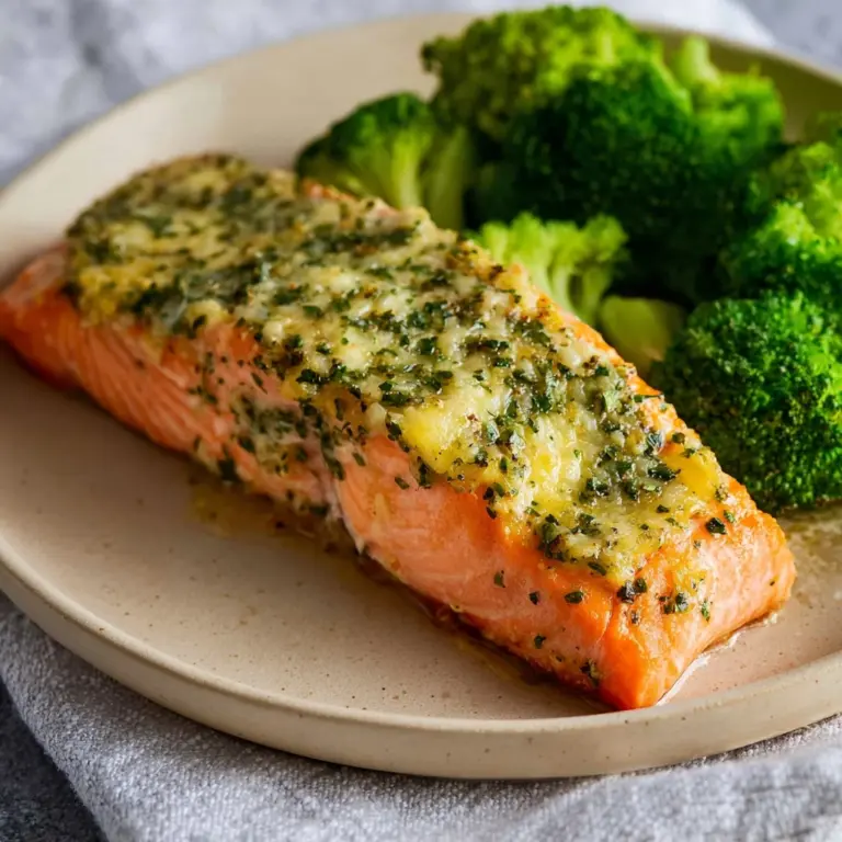 Garlic Butter Baked Salmon Recipe