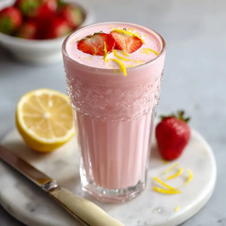 Strawberry Lemonade Smoothie Recipe