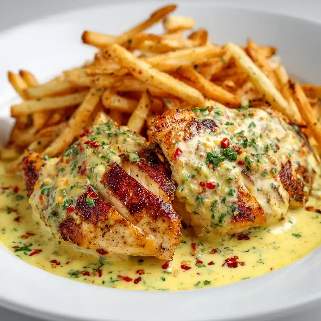 Chicken Fillet in Spicy, Creamy Garlic-Parmesan Sauce Recipe