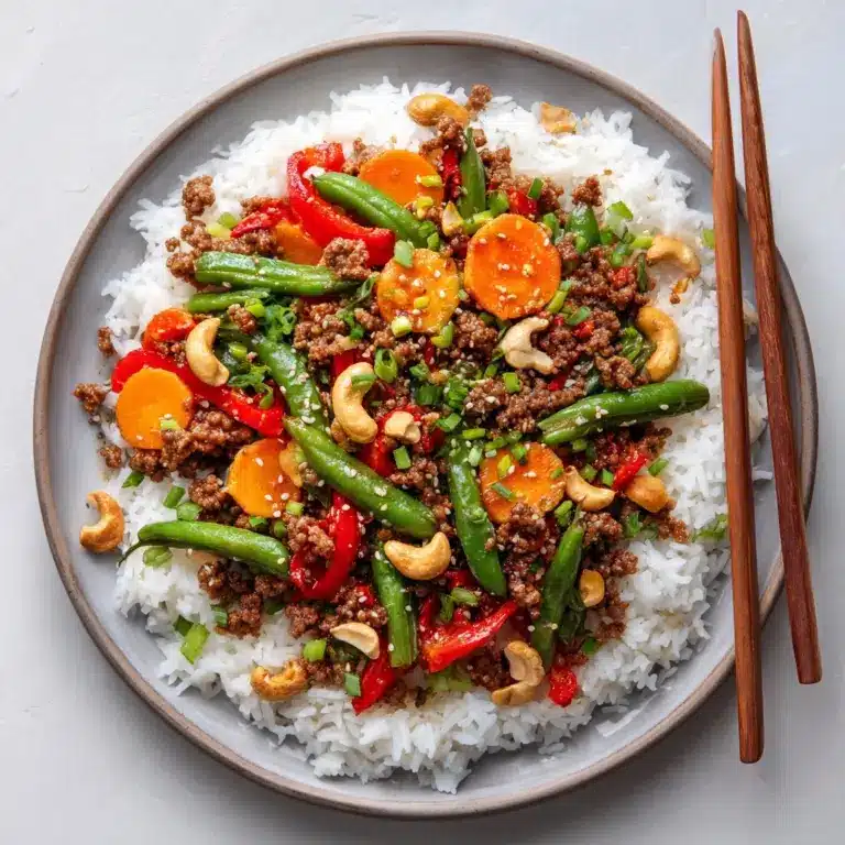 chicken green bean stir fry Recipe