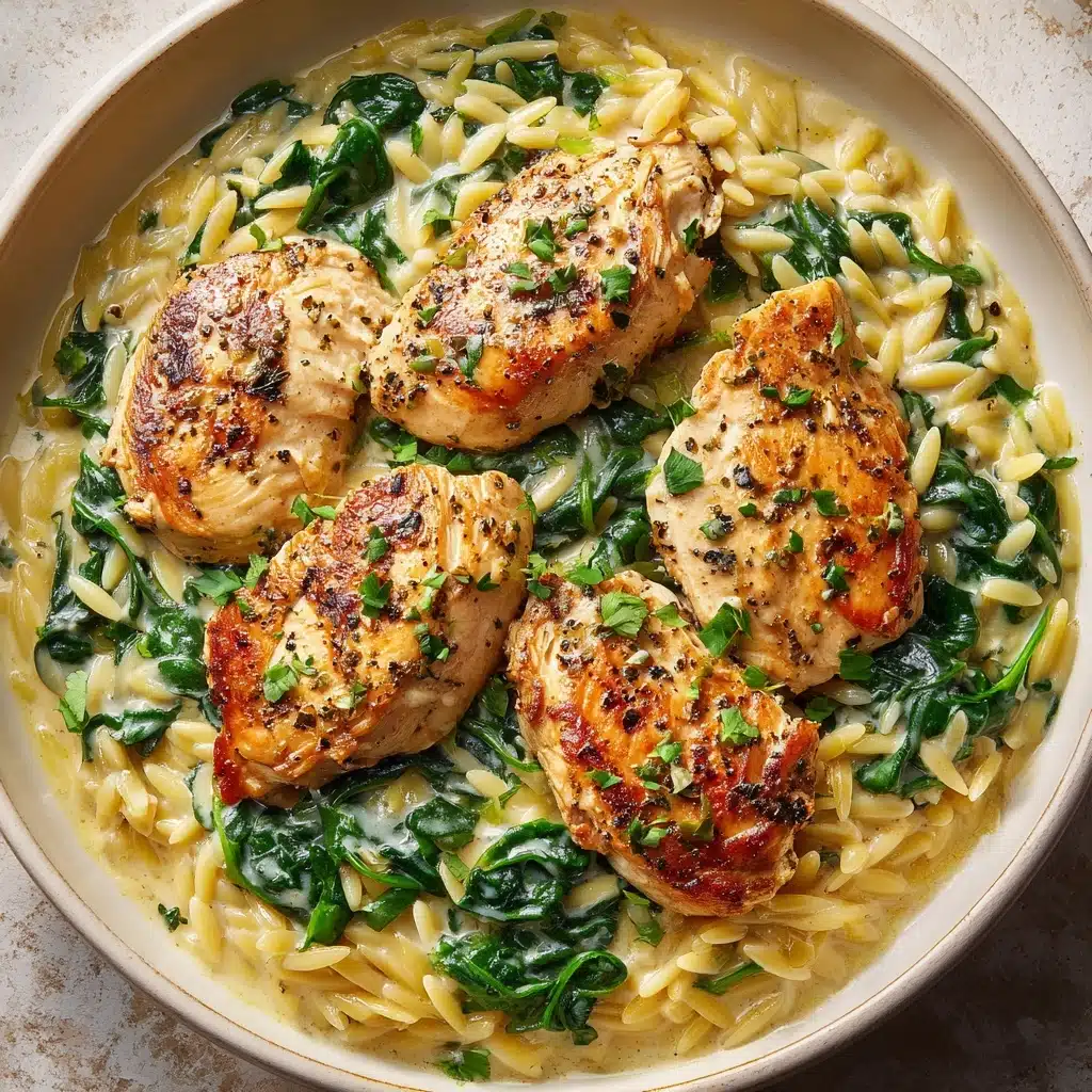 Boursin Orzo with Chicken Recipe - Recipe Image