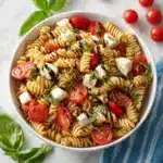 Caprese Pasta Salad with Creamy Balsamic Dressing Recipe