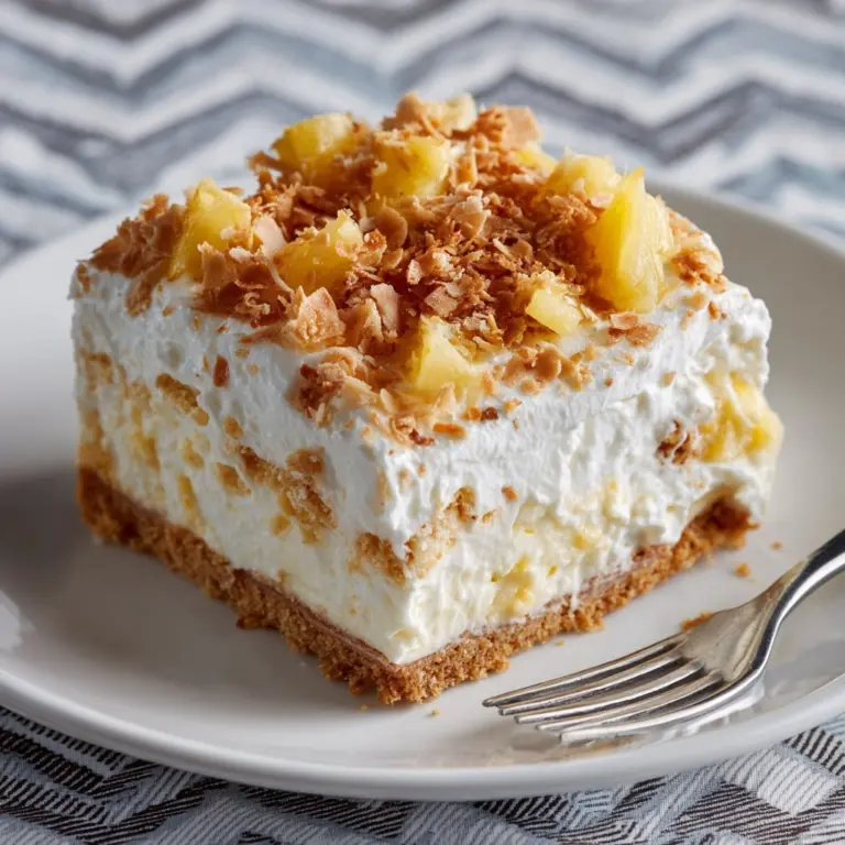 No-Bake Pineapple Cream Dessert Recipe