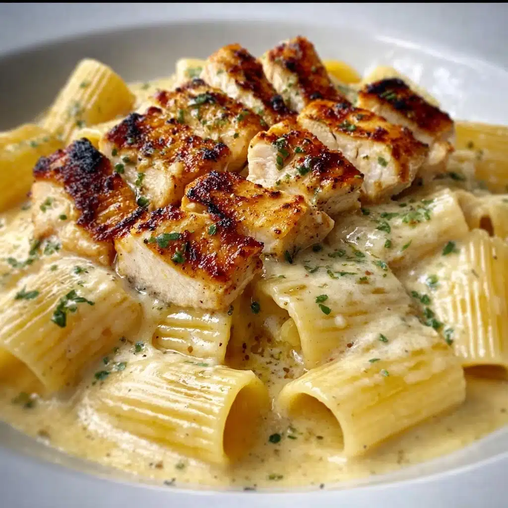 Garlic Parmesan Chicken Rigatoni Recipe - Recipe Image