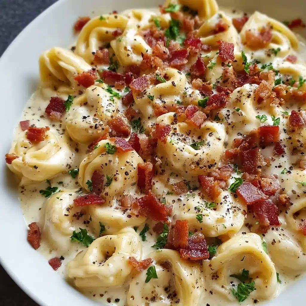 Creamy Tortellini Carbonara Recipe - Recipe Image