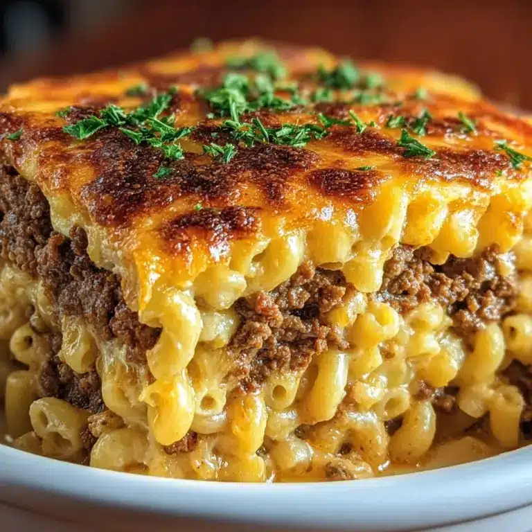 Mac and Cheese Meatloaf Casserole Recipe