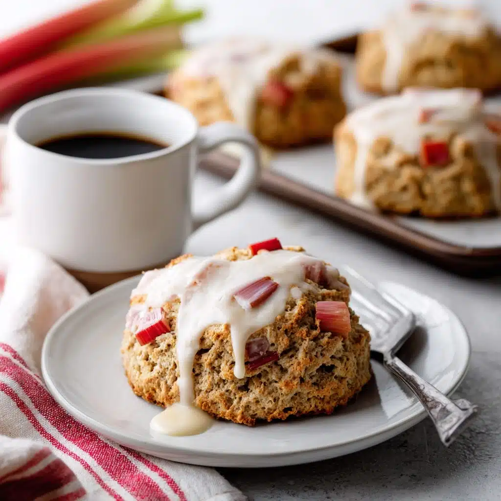 Baked Rhubarb Fritters Recipe