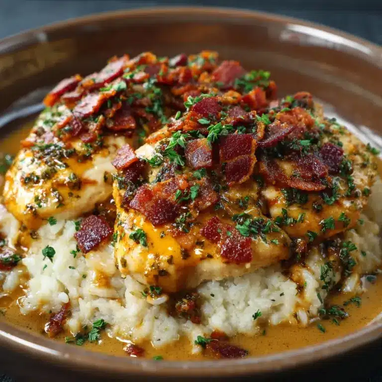 Smothered Chicken and Rice Recipe