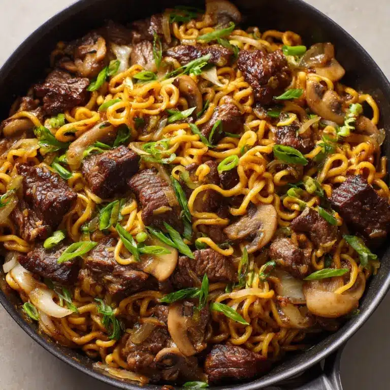 Spicy Korean Beef Noodles Recipe
