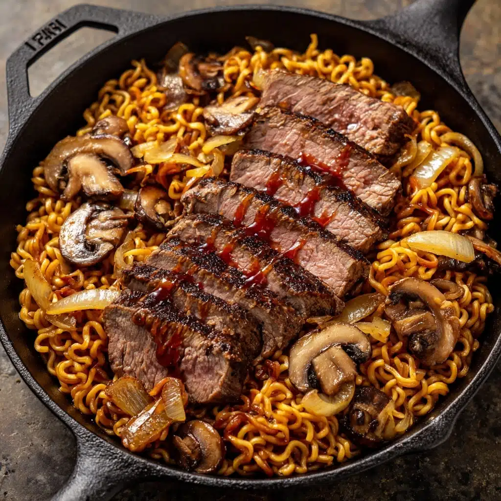 Spicy Korean Beef Noodles Recipe - Recipe Image