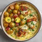 chicken and potatoes with dijon cream sauce Recipe