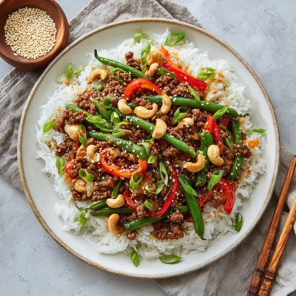 chicken green bean stir fry Recipe - Recipe Image