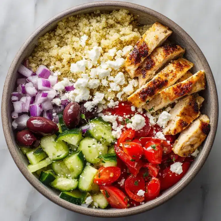 Greek Chicken Bowl Recipe