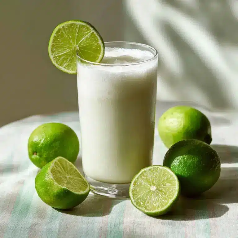 Limonada de Coco Colombian Lime and Coconut Drink Recipe