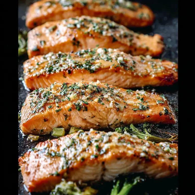 Garlic Butter Baked Salmon Recipe