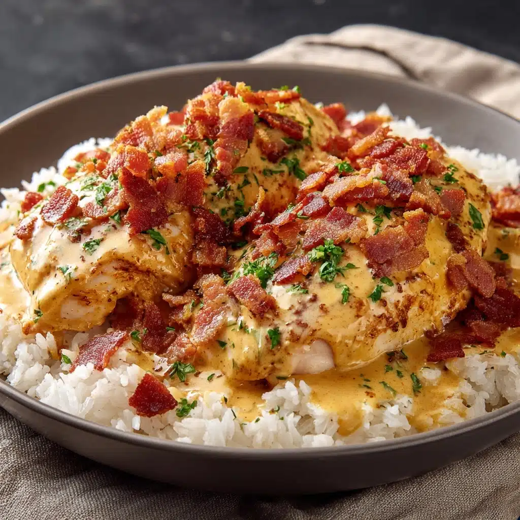 Smothered Chicken and Rice Recipe - Recipe Image