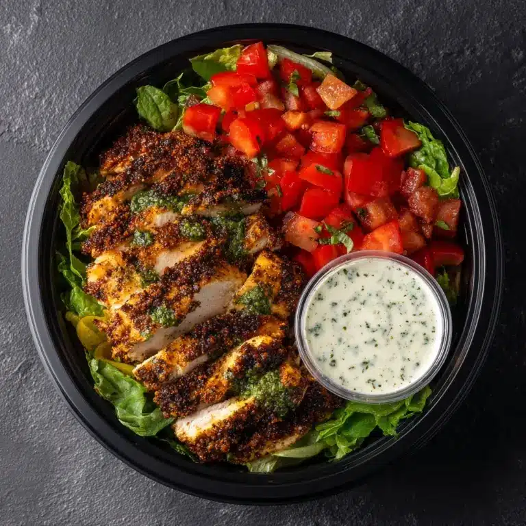 Chimichurri Grilled Chicken Bowl with Garlic Sauce Recipe