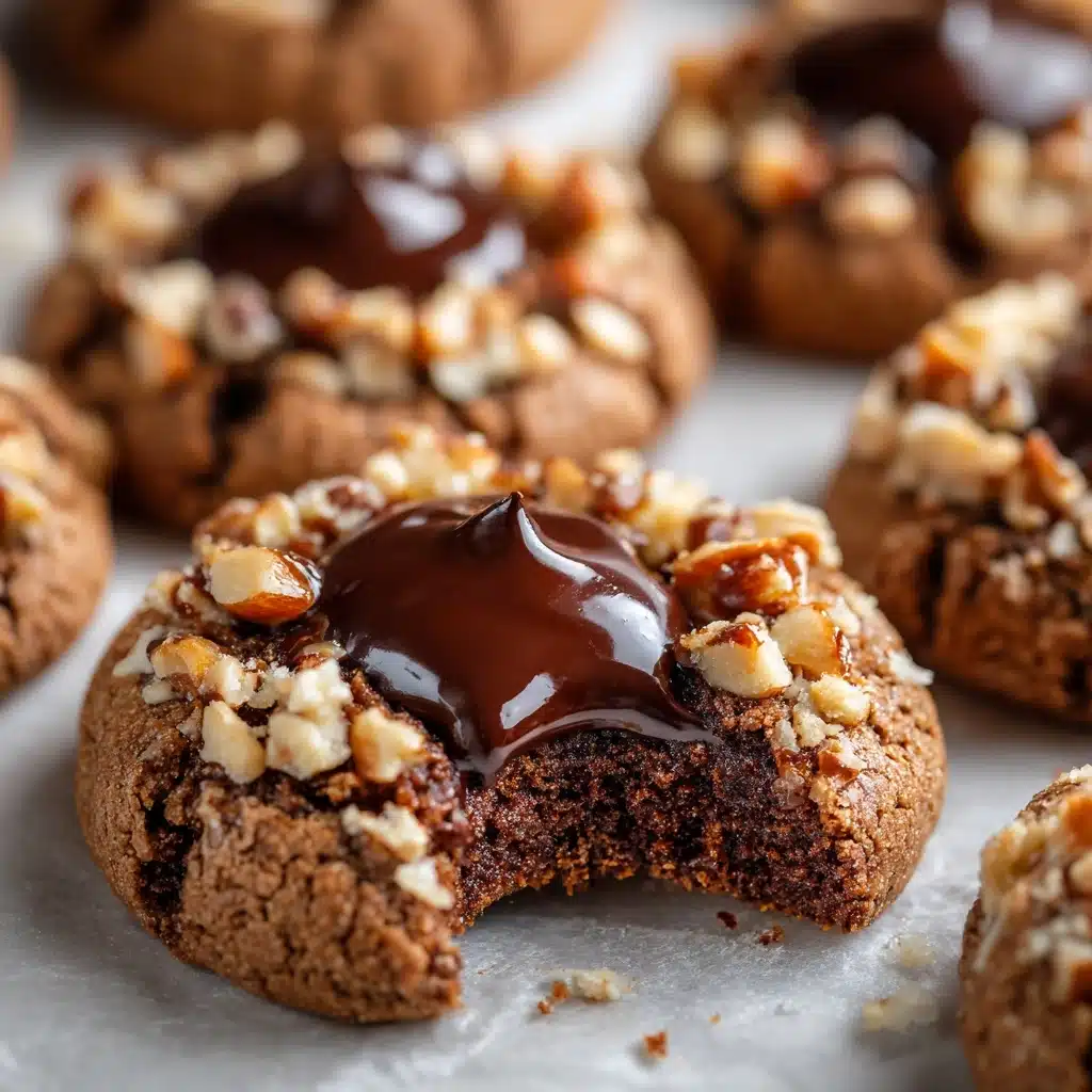 Chocolate Hazelnut Thumbprint Cookies Recipe
