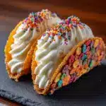 Fruity Pebbles Cheesecake Tacos Recipe