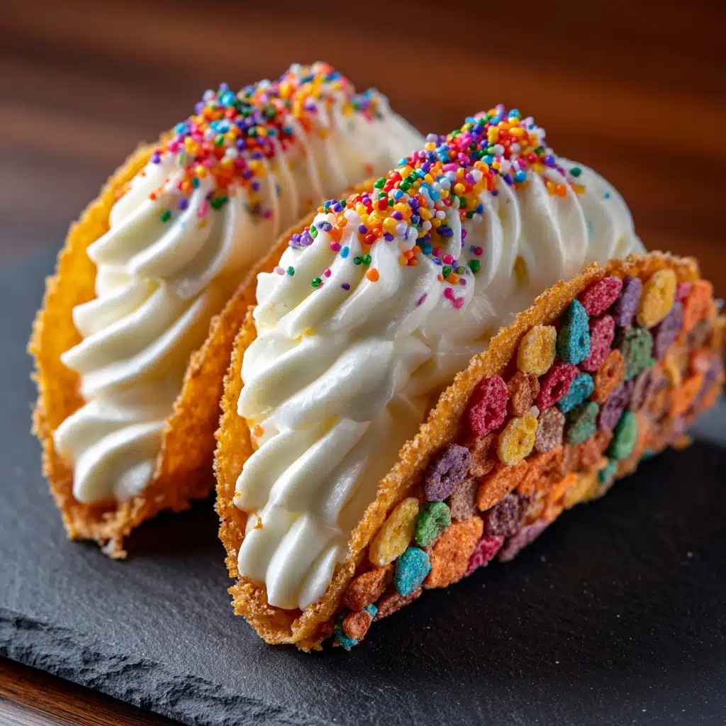 Fruity Pebbles Cheesecake Tacos Recipe