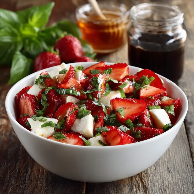 Strawberry Caprese Salad Recipe