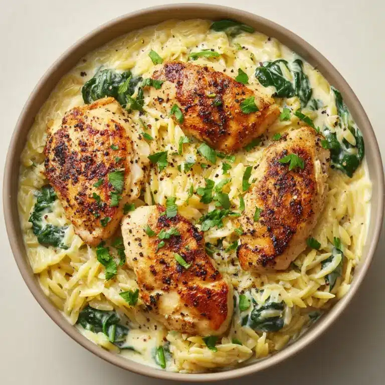 Boursin Orzo with Chicken Recipe