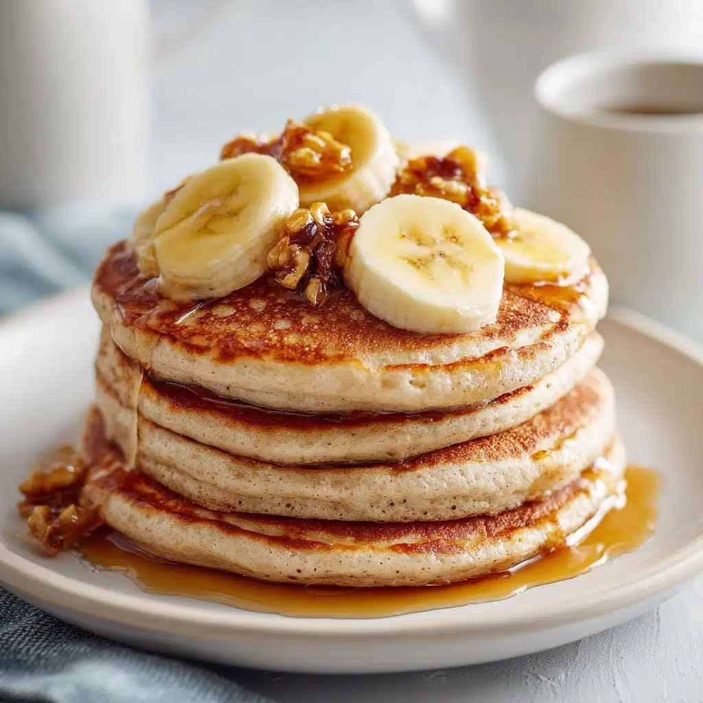 3 Ingredient Banana Oat Pancakes Recipe - Recipe Image