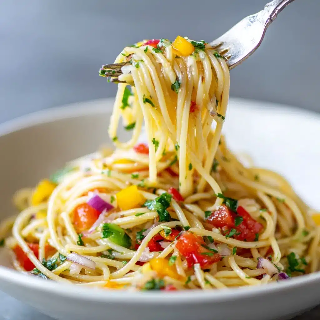 Spaghetti Pasta Salad Recipe - Recipe Image