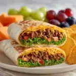Grilled Cheeseburger Wraps Recipe