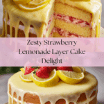 Strawberry Lemonade Layer Cake Recipe