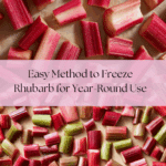 freeze rhubarb Recipe