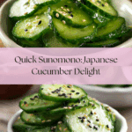 10 Minute Sunomono (Japanese Cucumber Salad) Recipe