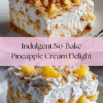 No-Bake Pineapple Cream Dessert Recipe