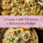 Garlic Parmesan Chicken Pasta Recipe