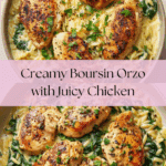 Boursin Orzo with Chicken Recipe