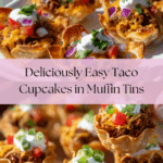 Taco Cupcakes Recipe