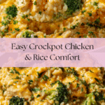 Easy Crockpot Chicken and Rice Recipe