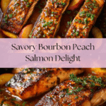 Bourbon Peach Roasted Salmon Recipe
